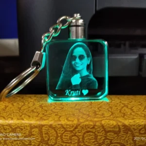 Square LED  Keychain