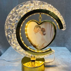 LED Crystal  Half Moon Heart  MB 11-2